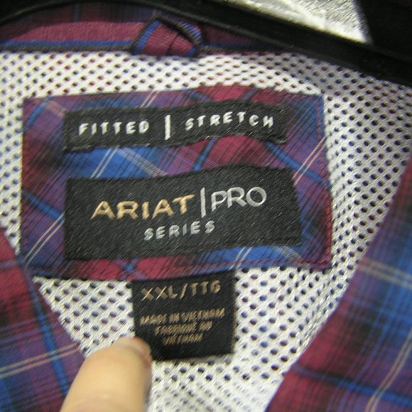 ARIAT PRO SERIES KARLO STRETCH FITTED SHIRT - Picture 3 of 5